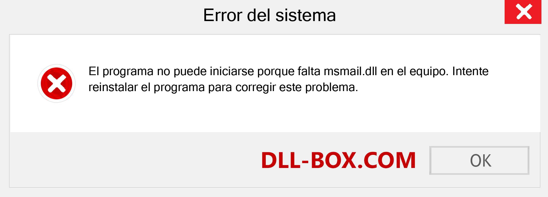 ¿Falta el archivo msmail.dll ?. Descargar para Windows 7, 8, 10 - Corregir msmail dll Missing Error en Windows, fotos, imágenes